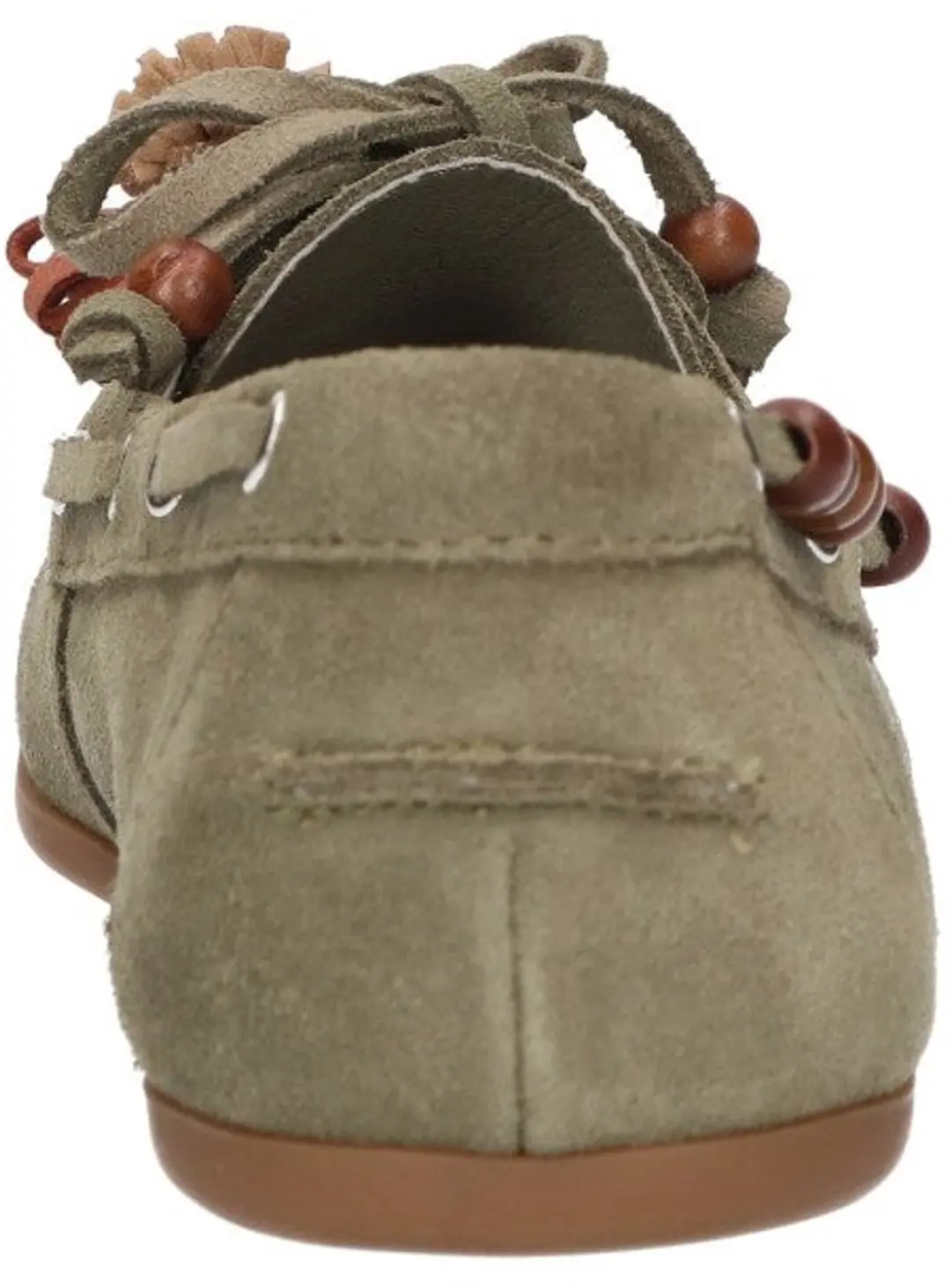 La Strada Mocassin Olijfgroen Leer
