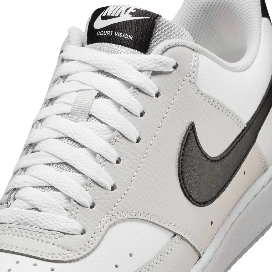 Nike Court Vision Low Heren Sneakers - Grijs/Zwart/Wit - afbeelding 5 van 6