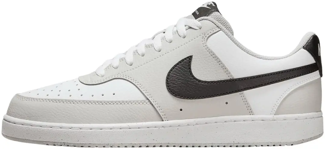 Nike Court Vision Low Heren Sneakers - Grijs/Zwart/Wit - afbeelding 2 van 6