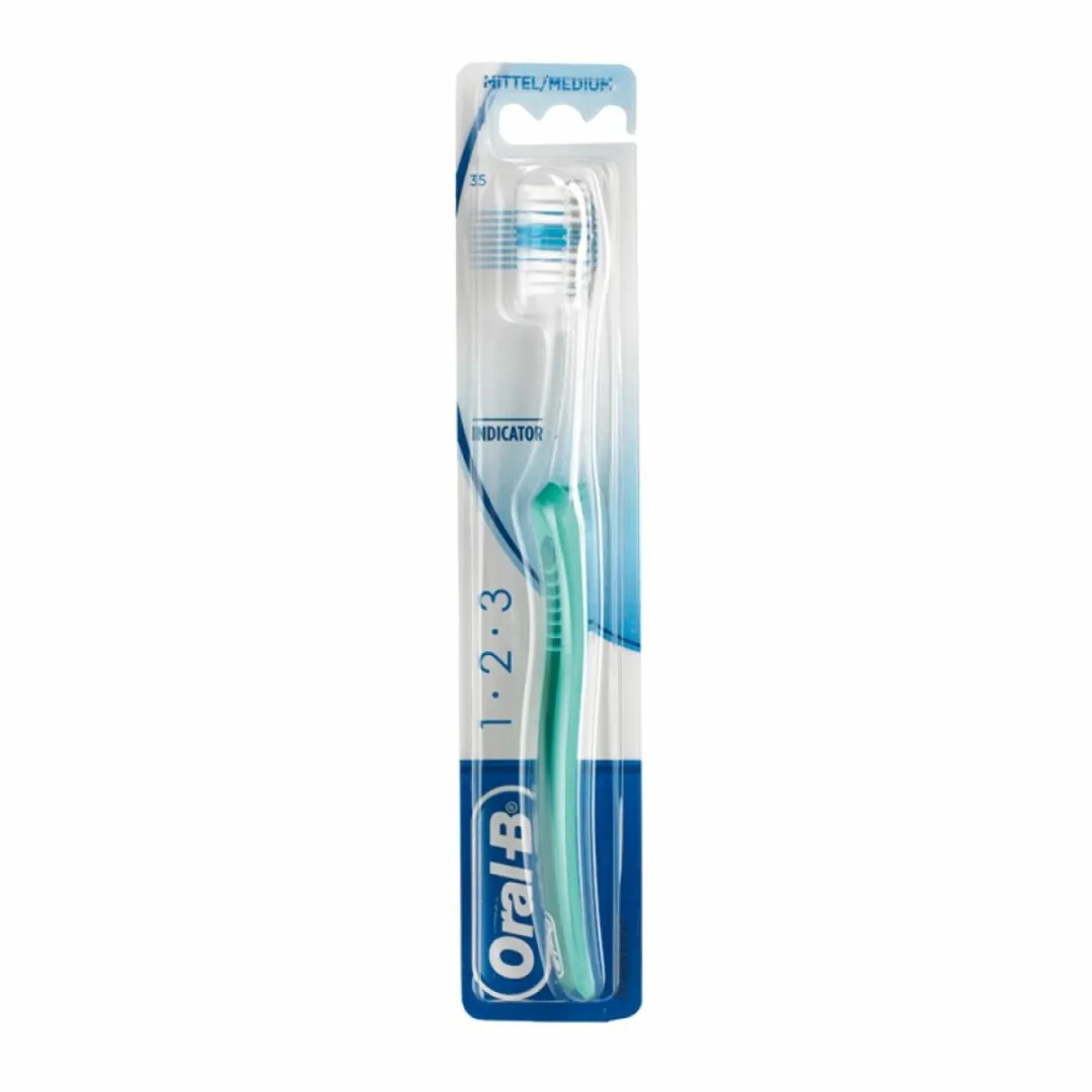 Oral-B 1.2.3 Tandenborstel Medium - 12 Stuks - afbeelding 6 van 6