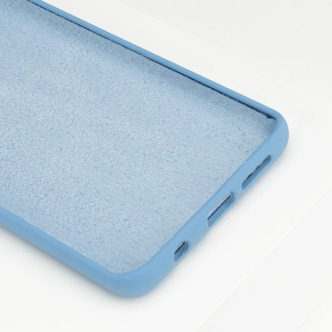 BMAX Siliconen Hoesje Samsung Galaxy S10+ - Blauw