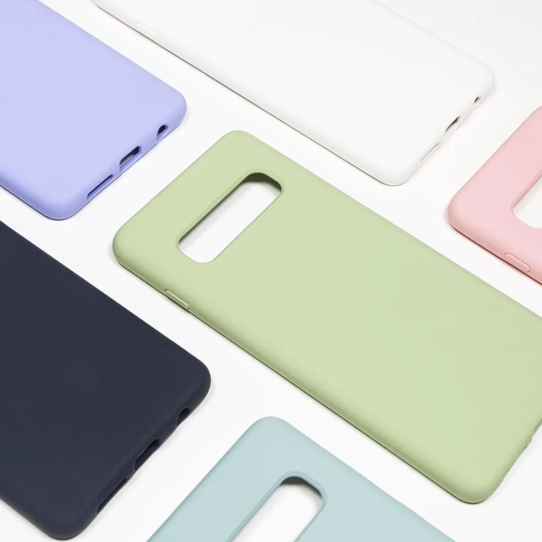 BMAX Siliconen Hoesje Samsung Galaxy S10+ - Blauw