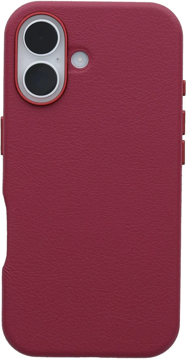 OtterBox Symmetry Cactus Leather Case iPhone 16 - Rood - 77-96297 - afbeelding 6 van 6