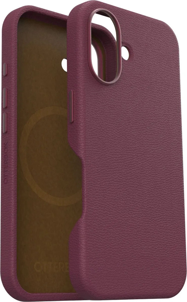 OtterBox Symmetry Cactus Leather Case iPhone 16 - Rood - 77-96297
