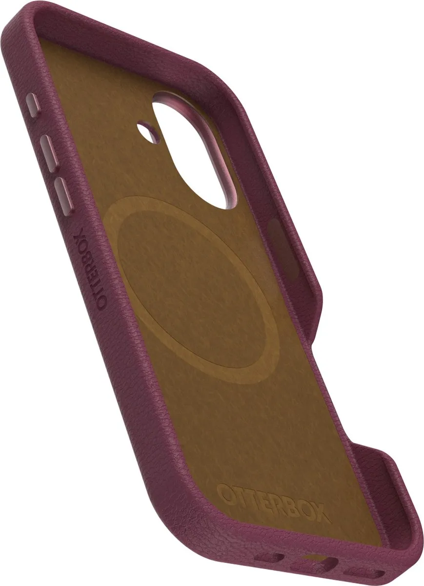 OtterBox Symmetry Cactus Leather Case iPhone 16 - Rood - 77-96297
