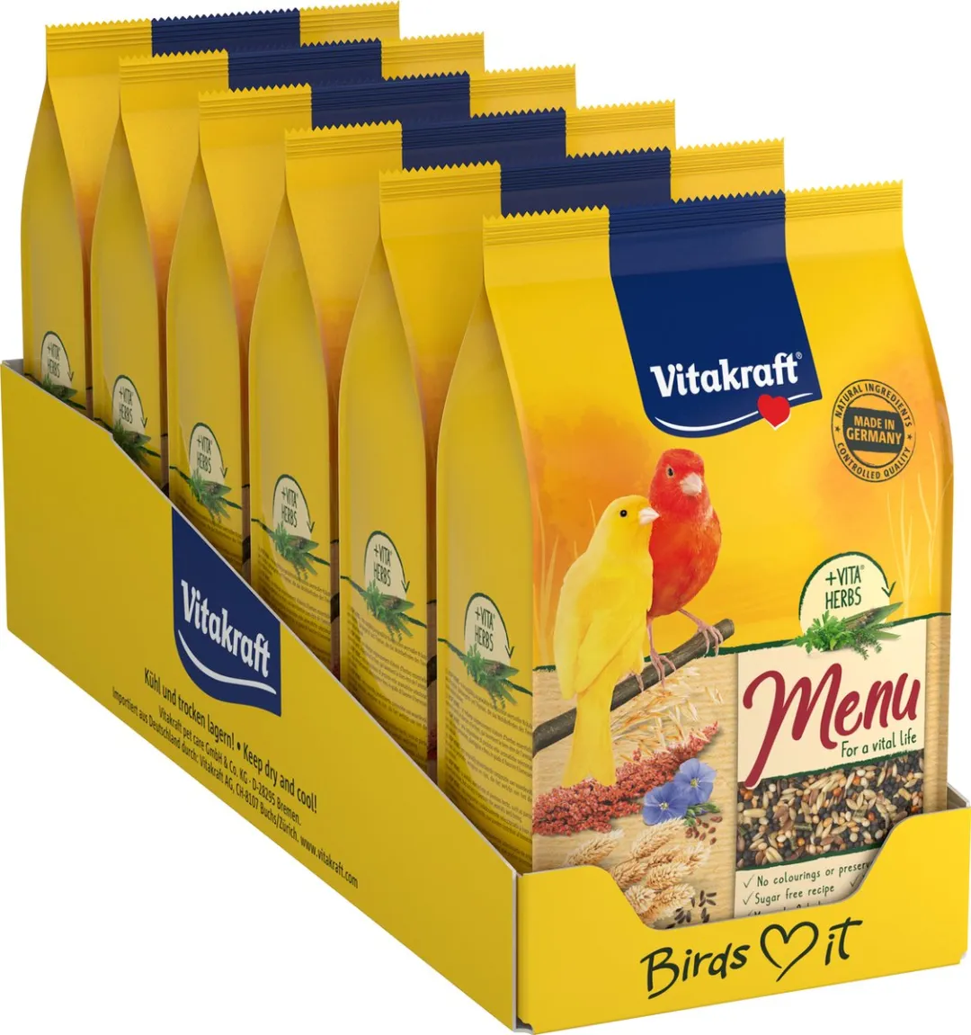 Vitakraft Menu Kanarievoer 6x500g