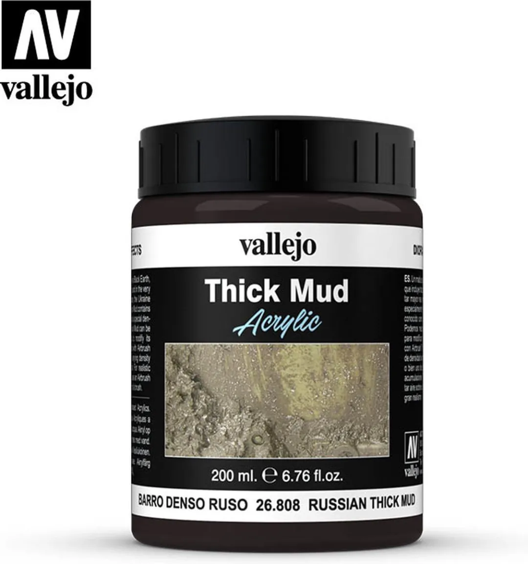 Vallejo Russian Mud VAL-26808 Modelbouwdecoratie 200ml