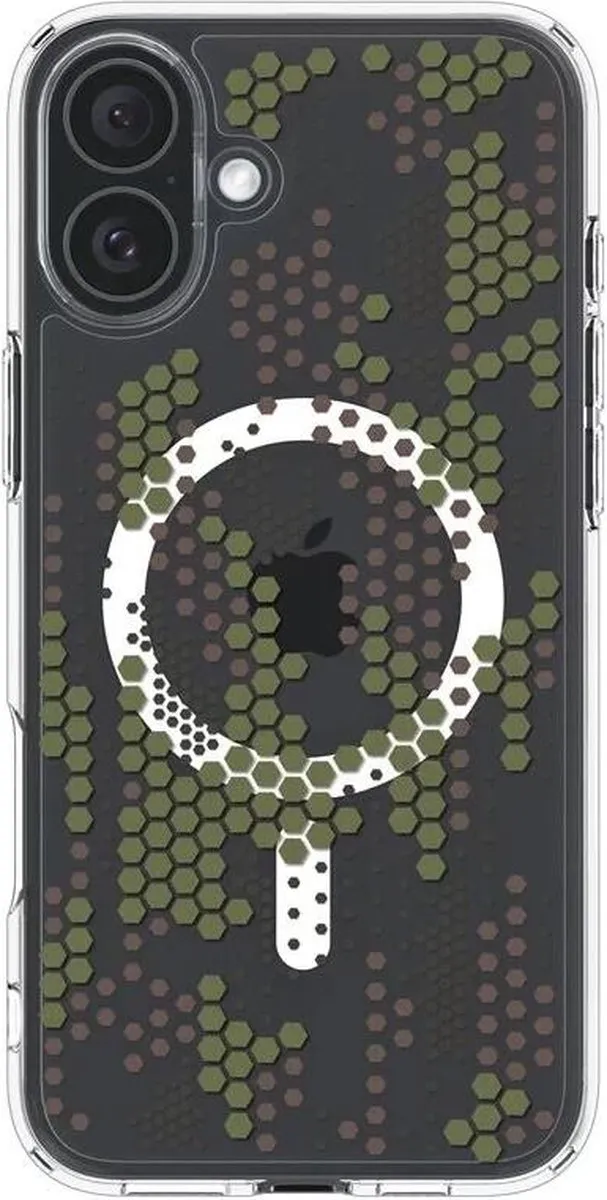 Spigen Ultra Hybrid MagFit ACS08210 Hoesje - iPhone 16 - Transparant - afbeelding 6 van 6