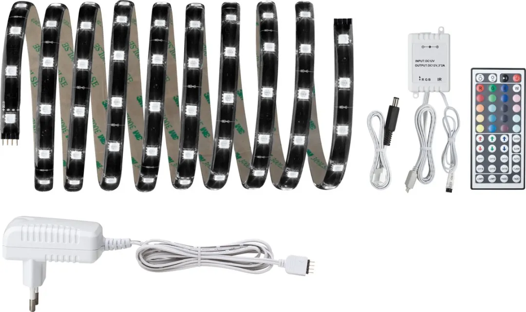 Paulmann Function YourLED Basisset 3m RGB 28,8W - Zwart