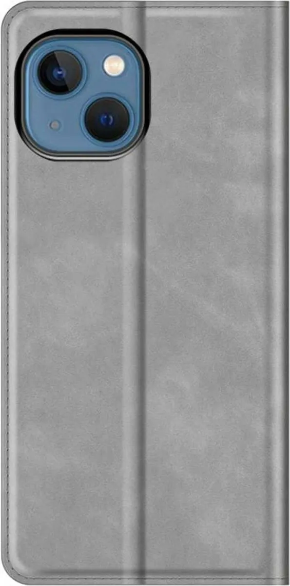 Just in Case Wallet Case voor iPhone 14 Plus - Grijs