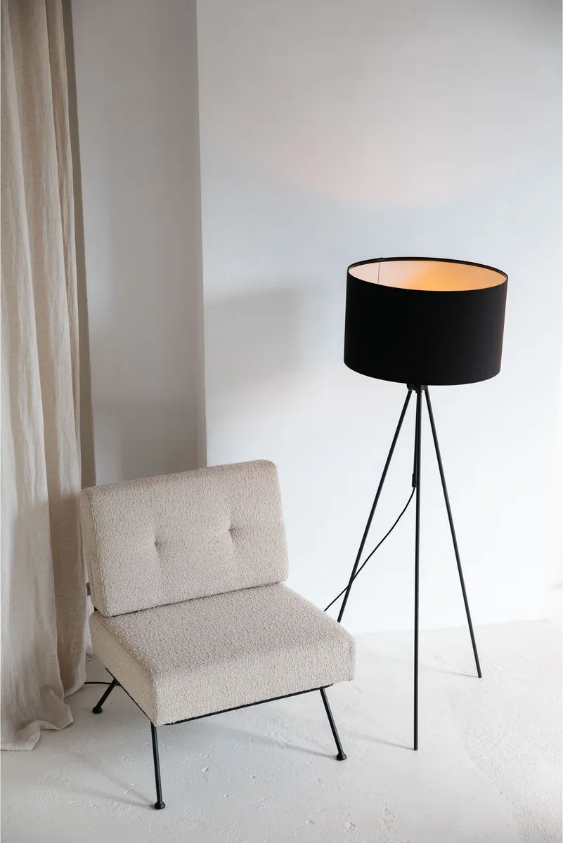 Zuiver Lesley Vloerlamp - 32W - Zwart