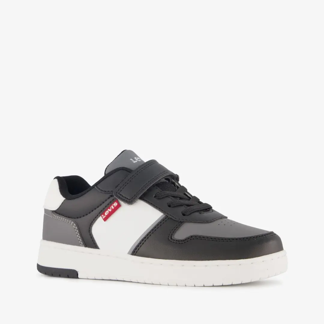 Levi's Kick jongens sneakers zwart grijs