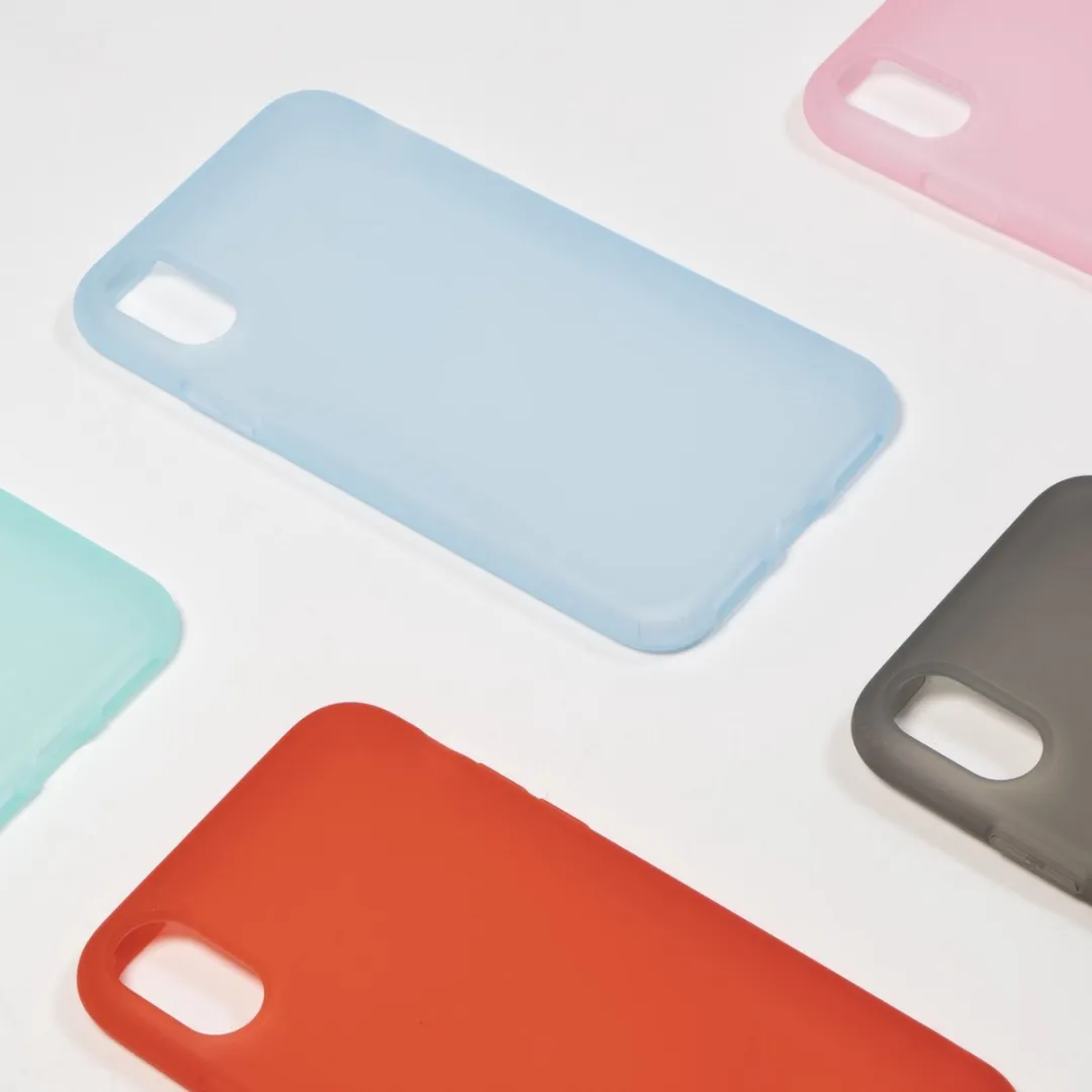 BMAX Latex Soft Case iPhone X/XS - Rood