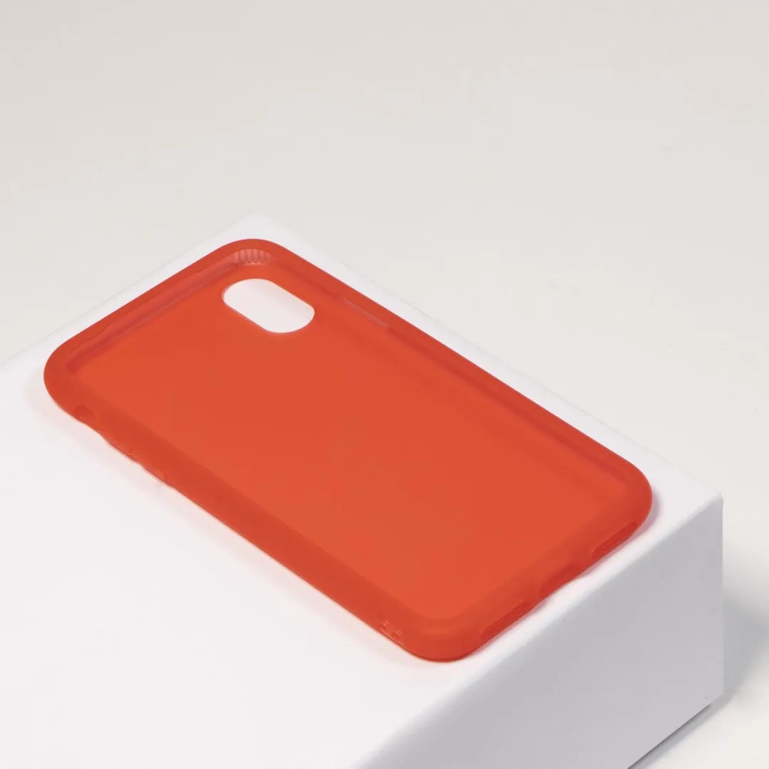 BMAX Latex Soft Case iPhone X/XS - Rood