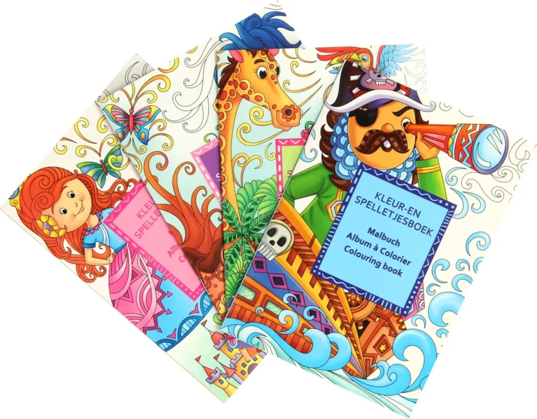 Johntoy Mini Kleur-en Spelletjesboek B1001