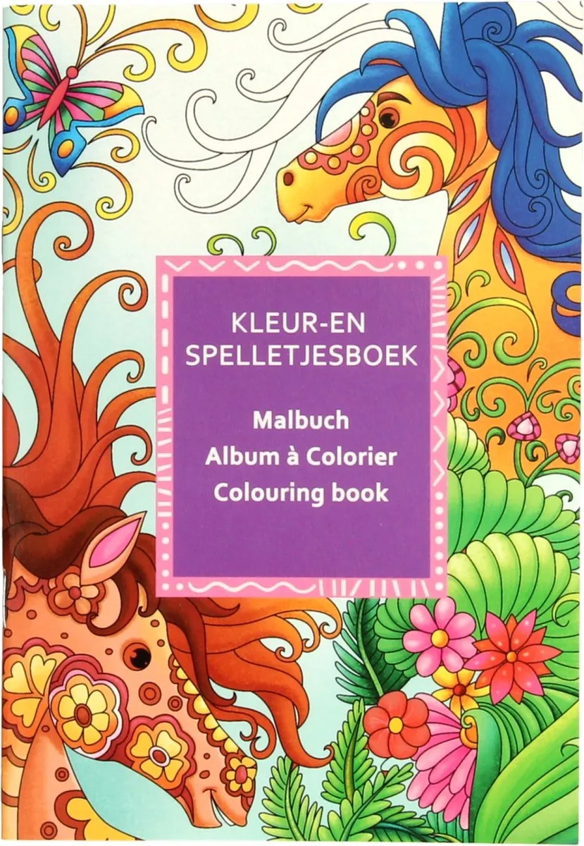 Johntoy Mini Kleur-en Spelletjesboek B1001 - 24 Pagina's