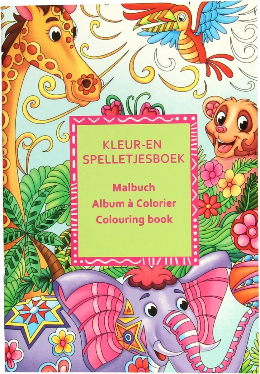 Johntoy Mini Kleur-en Spelletjesboek B1001 - 24 Pagina's - afbeelding 6 van 6