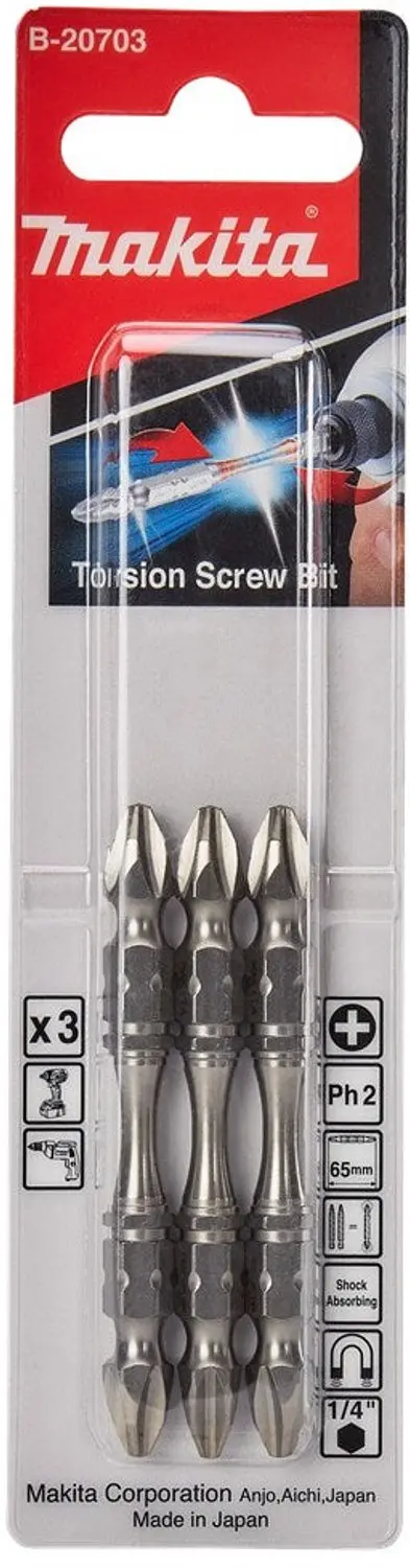 Makita B-20703 Slagschroefbit PH2x65mm