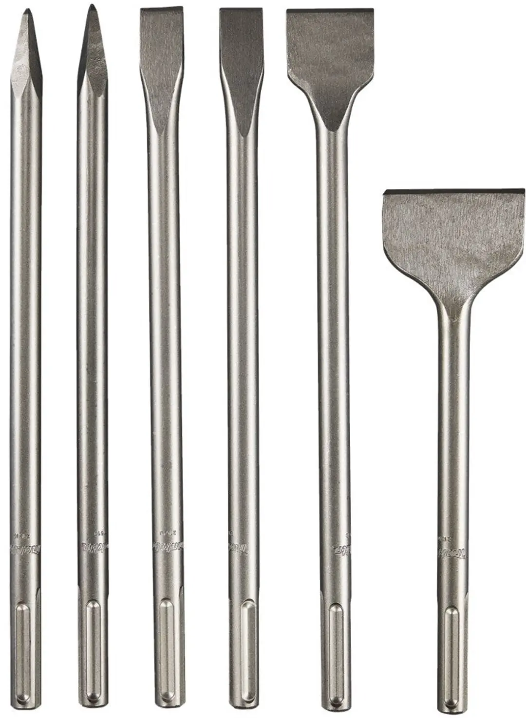 Makita Beitelset 6-delig D-42488 - Steen - afbeelding 3 van 6