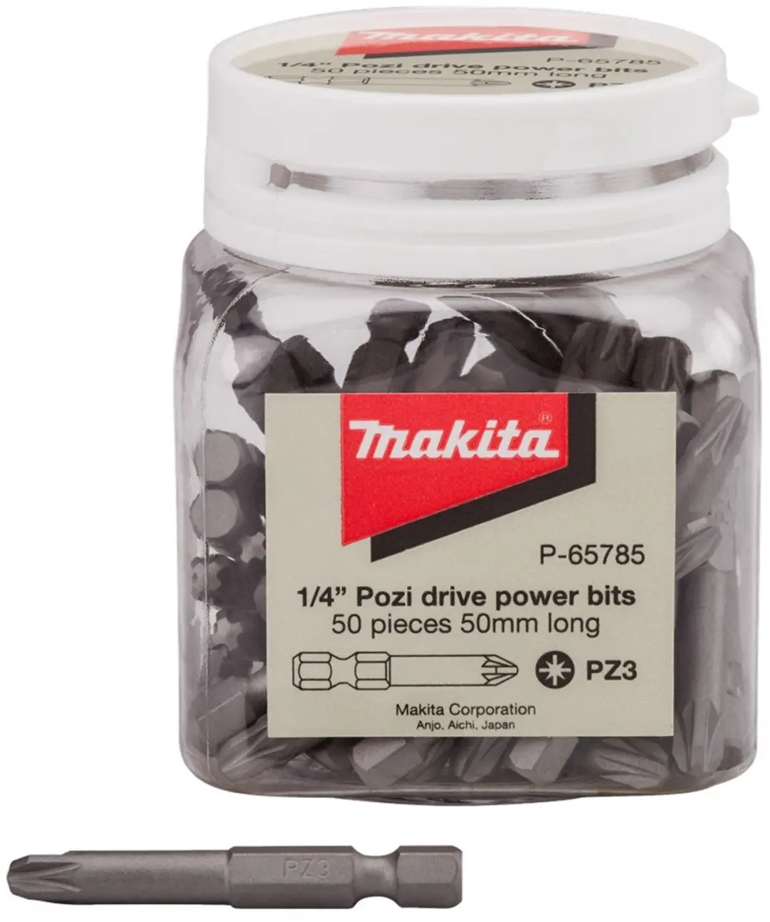 Makita P-65785 Schroefbit PZ3x50mm