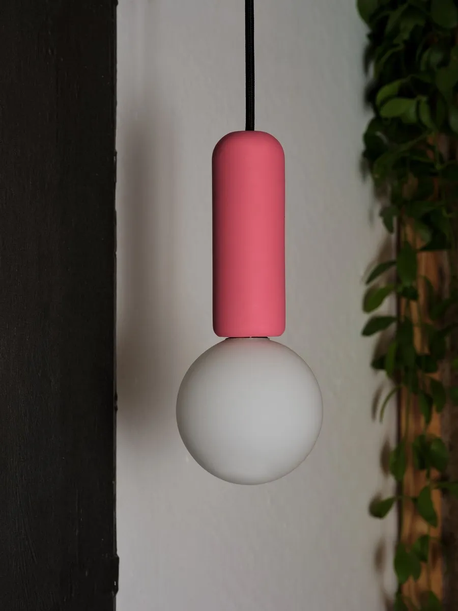 Osram Decor Beton Mic Hanglamp G9 100mm - Roze - afbeelding 6 van 6