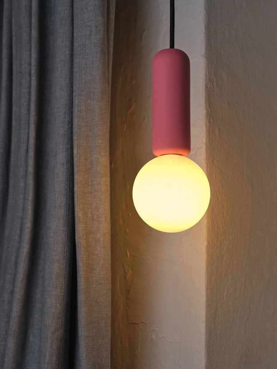 Osram Decor Beton Mic Hanglamp G9 100mm - Roze