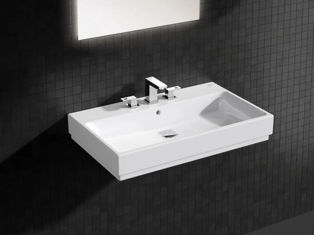 GROHE Cube Ceramic 3946900H Wastafel - 80x49cm - Wit - afbeelding 4 van 4