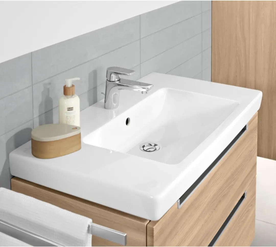Villeroy & Boch Subway 2.0 Wastafel - 80x47cm - Wit - afbeelding 3 van 6