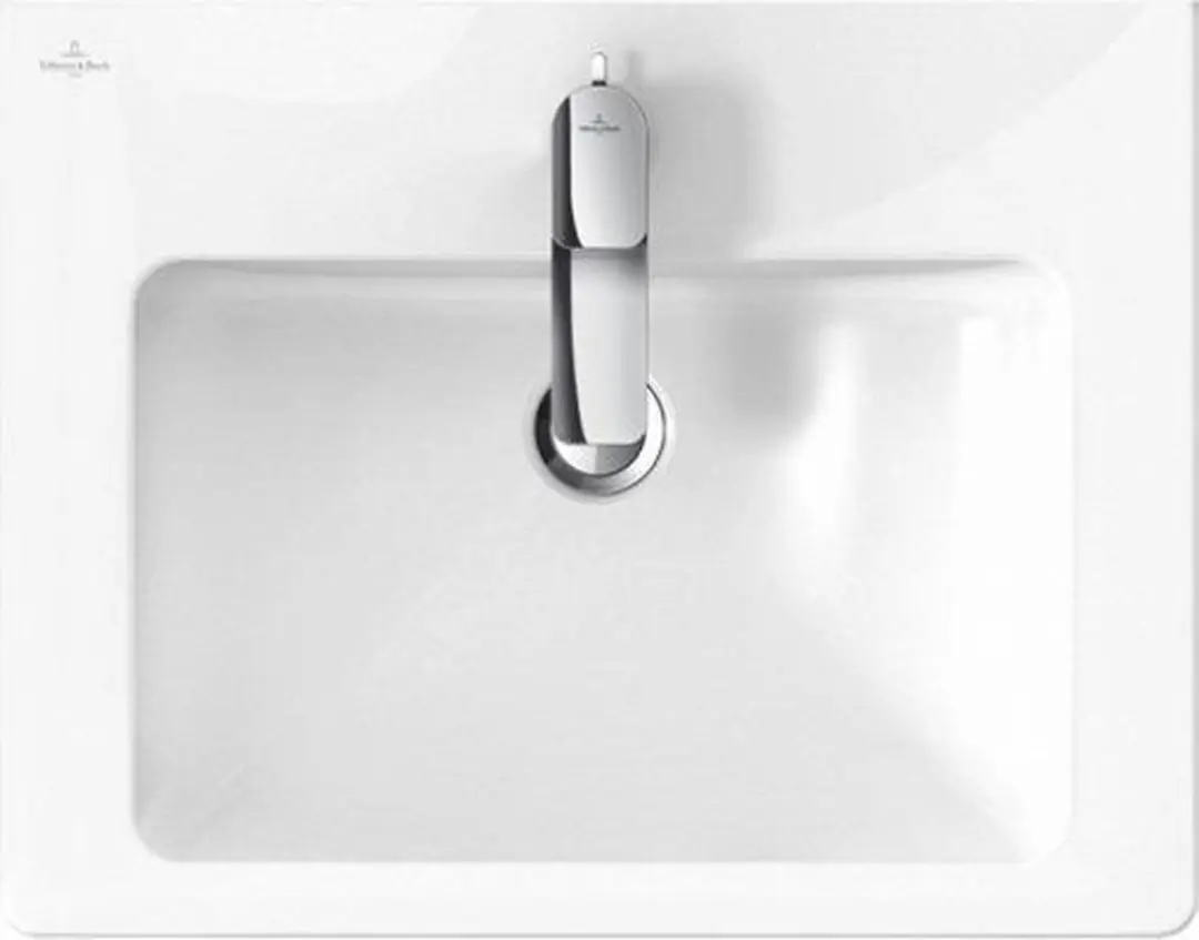 Villeroy & Boch Subway 2.0 Meubelwastafel 60x47cm - Wit - afbeelding 6 van 6