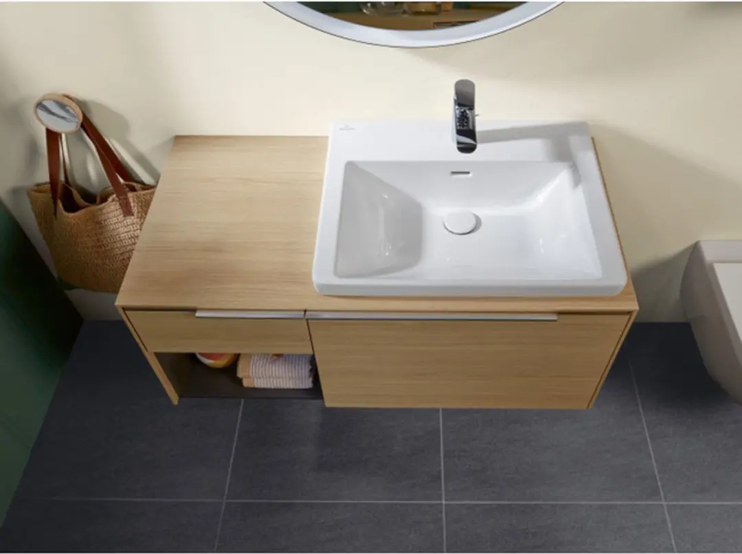 Villeroy & Boch Subway 3.0 Meubelwastafel 4A706001 - 60x47cm - Wit - afbeelding 6 van 6