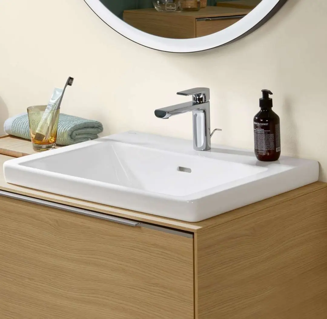 Villeroy & Boch Subway 3.0 Meubelwastafel 4A706001 - 60x47cm - Wit - afbeelding 2 van 6