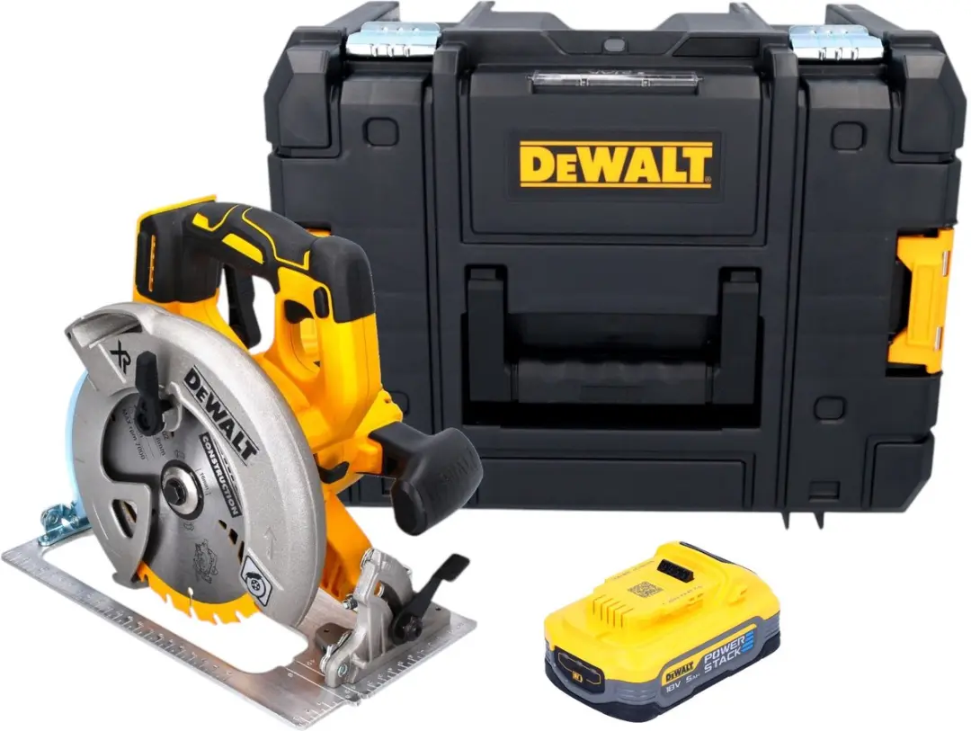 DeWalt DCS 570 NT accu-handcirkelzaag 18 V 184 mm borstelloos + 1x Powerstack-ac