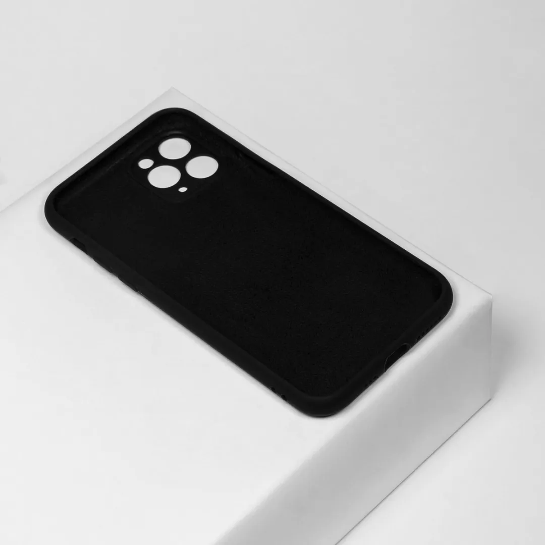 BMAX Siliconen Hoesje iPhone 11 Pro - Zwart