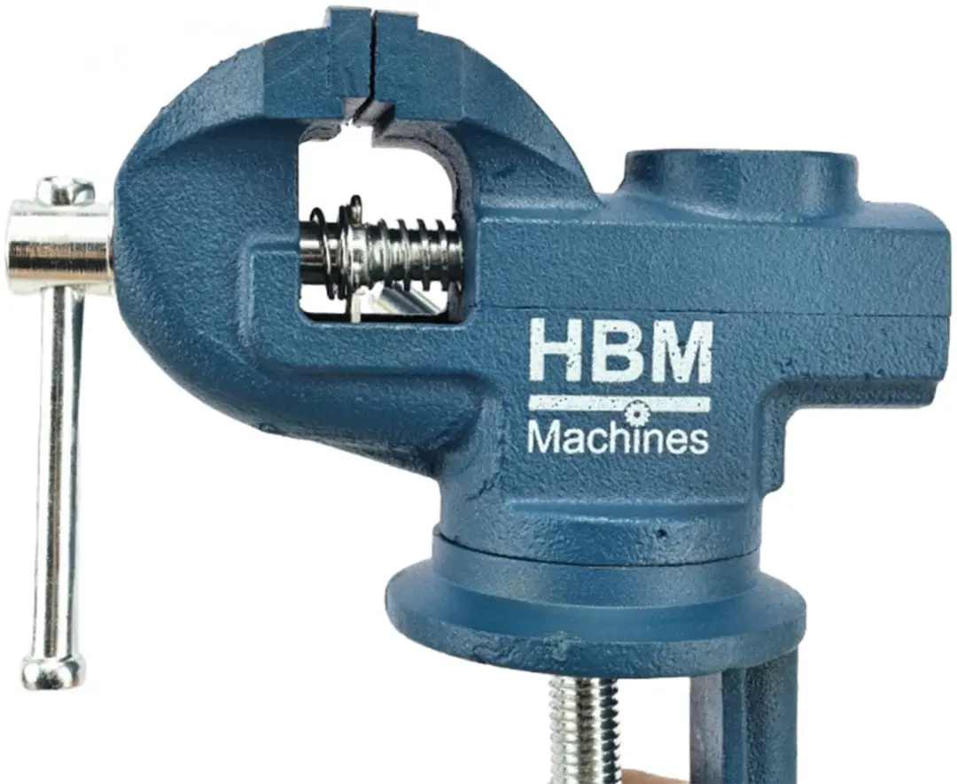 HBM 60 mm Bankschroef met tafelklem