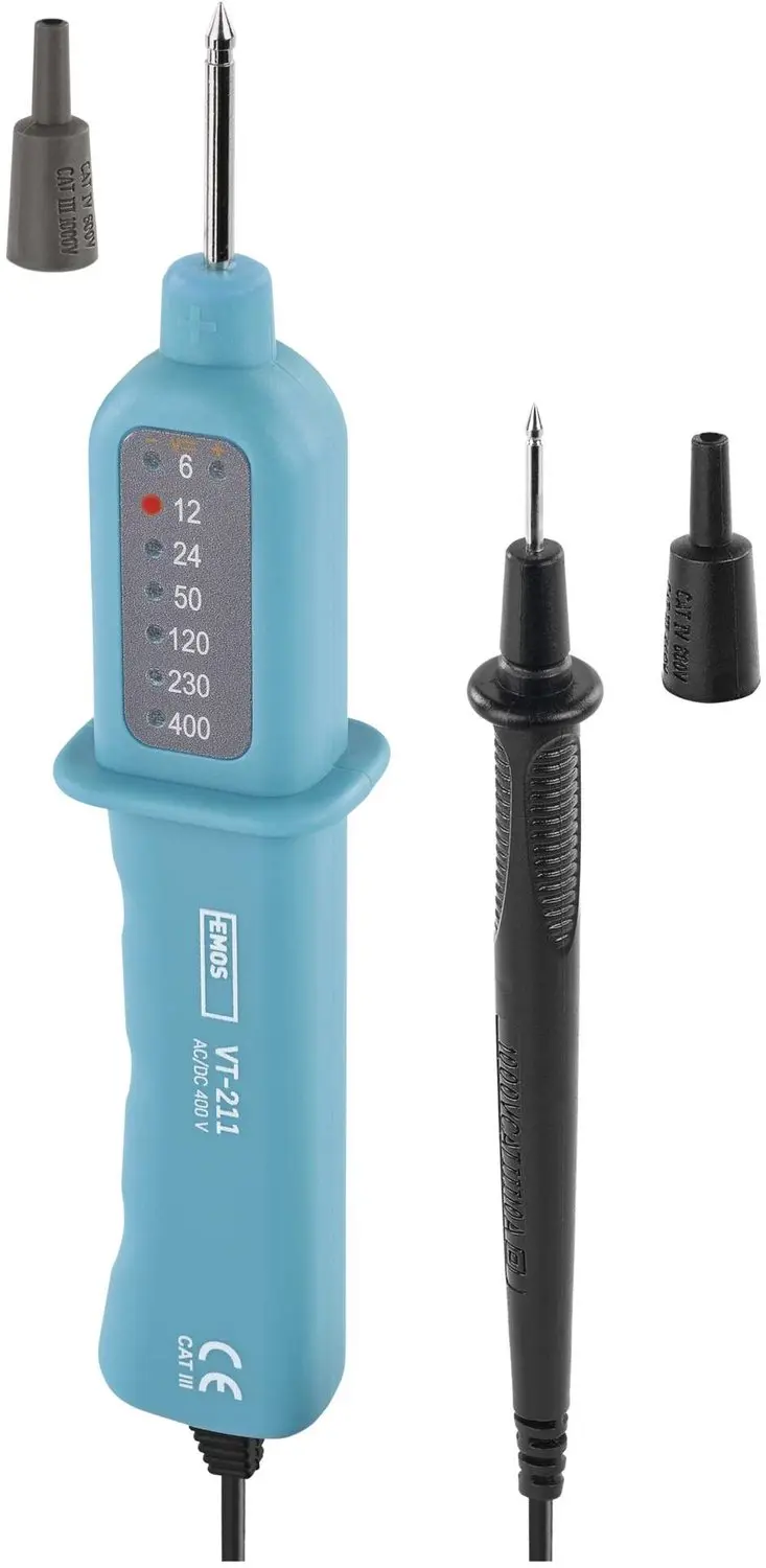 EMOS VT-211 M0003BN Spanningstester - Blauw - afbeelding 3 van 6