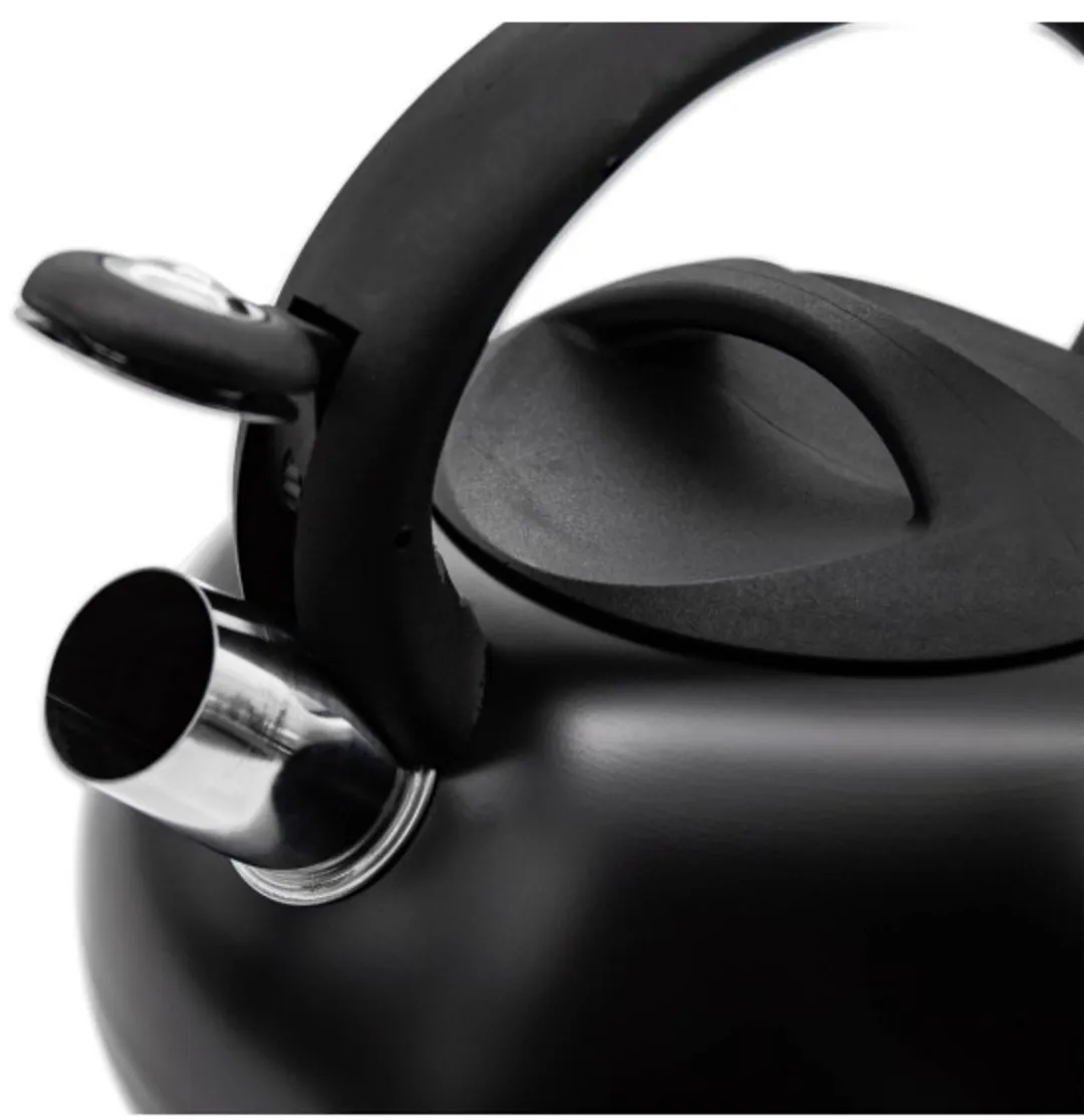 Meyerhoff RVS fluitketel 3 liter MH-4015 – Inductie fluitketel – Matzwart – Modern elegant design