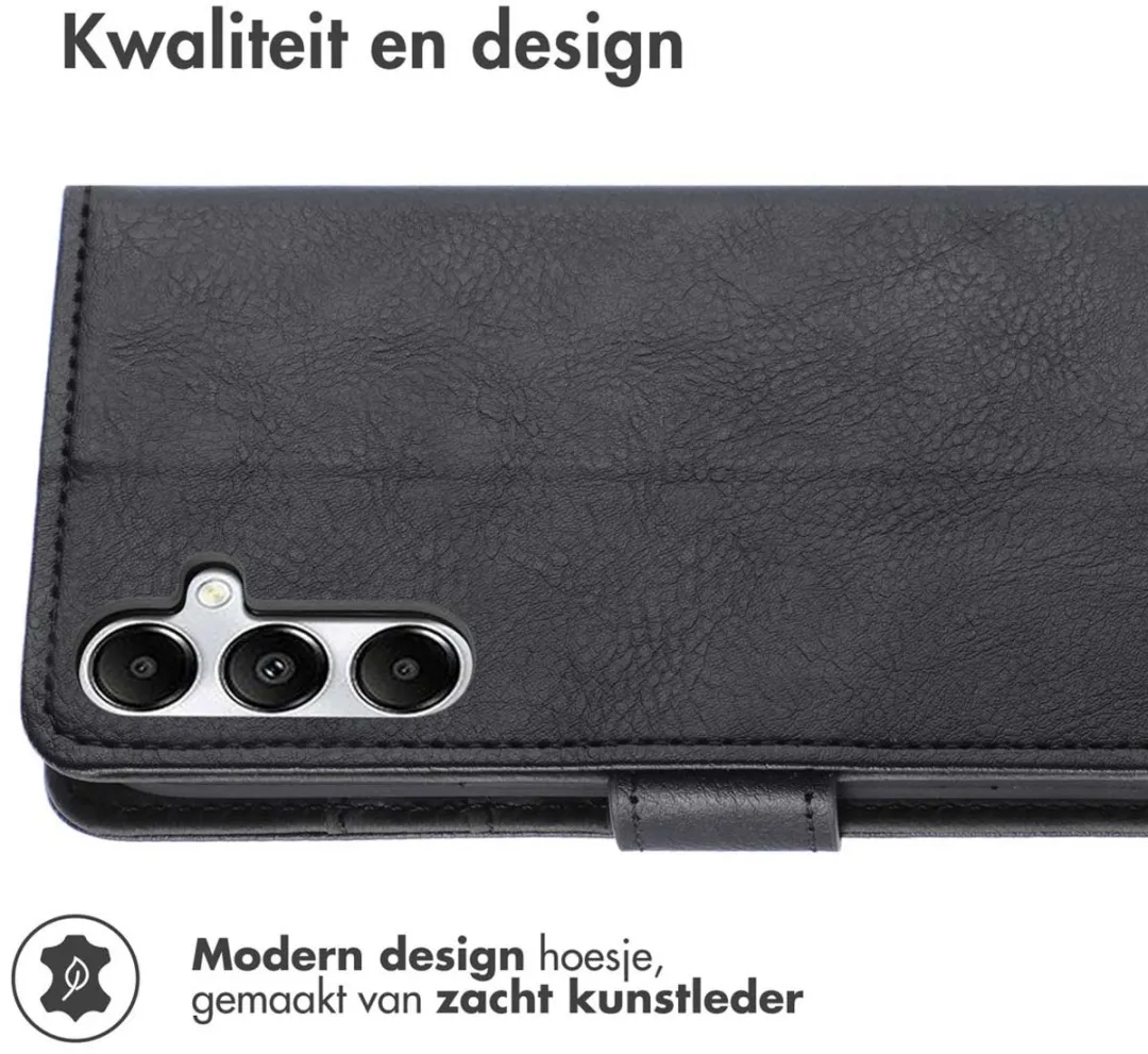 Imoshion Bookcase Hoesje Samsung Galaxy S24/S25 - 3 Pasjes - Zwart