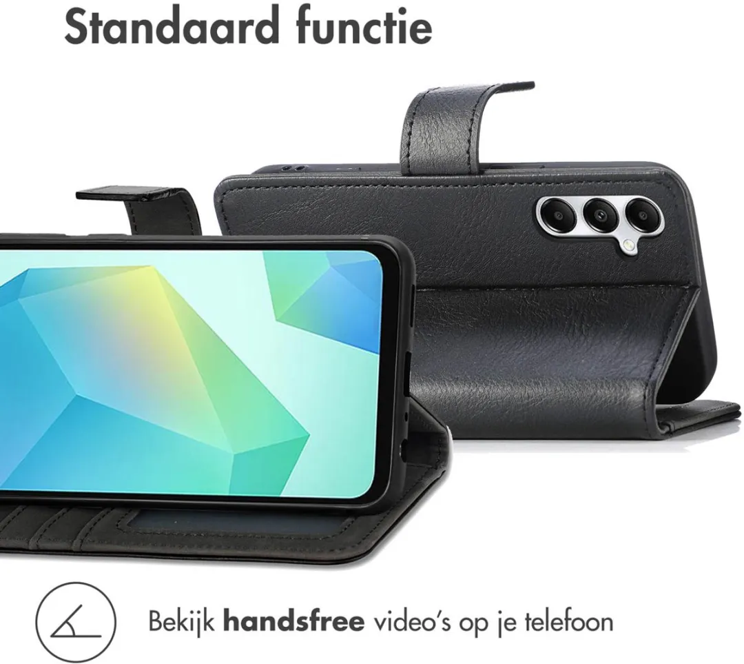 Imoshion Bookcase Hoesje Samsung Galaxy S24/S25 - 3 Pasjes - Zwart