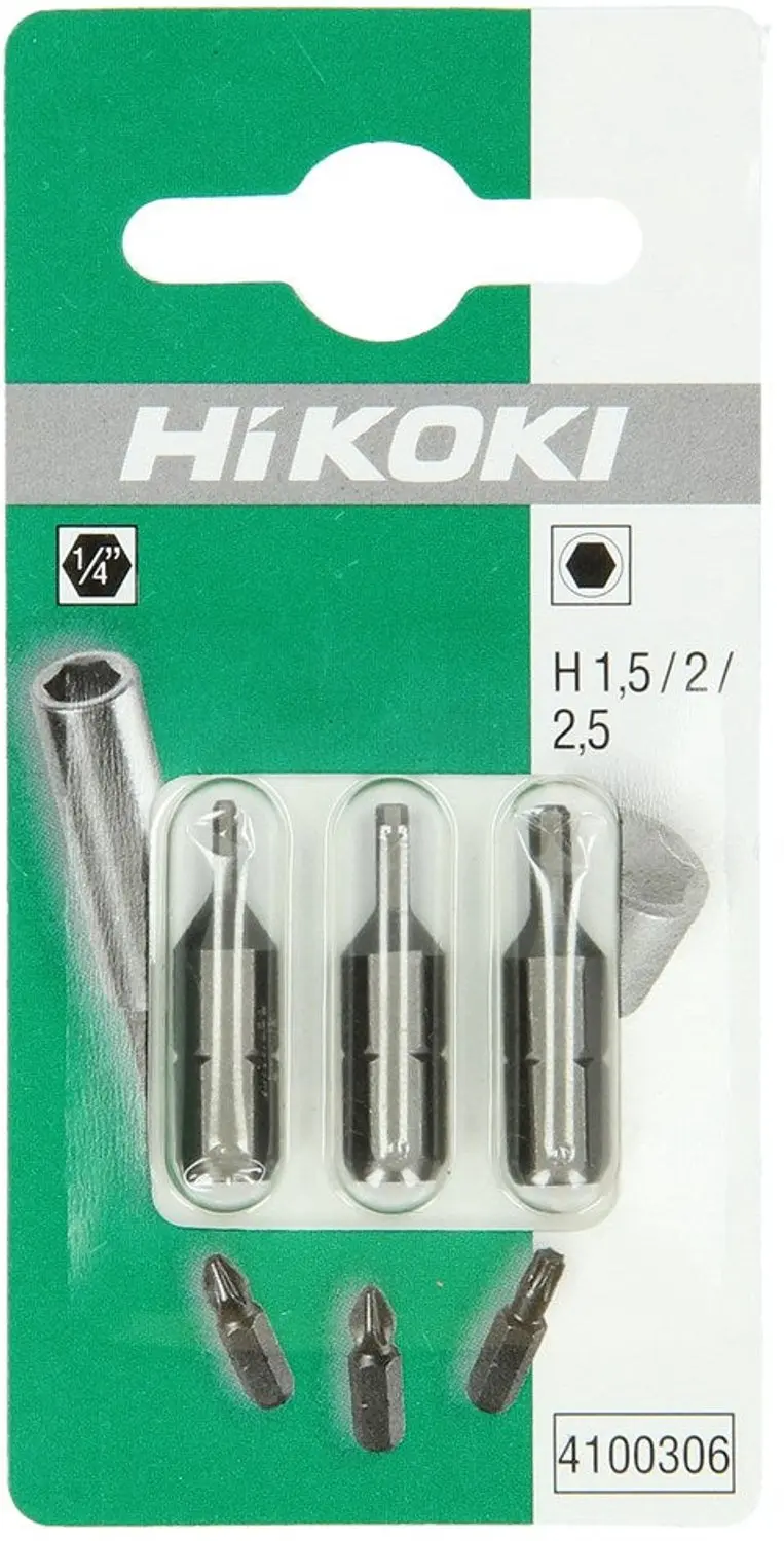 HiKOKI Combi Bit 1/4" H1,5/H2/H2,5 25mm