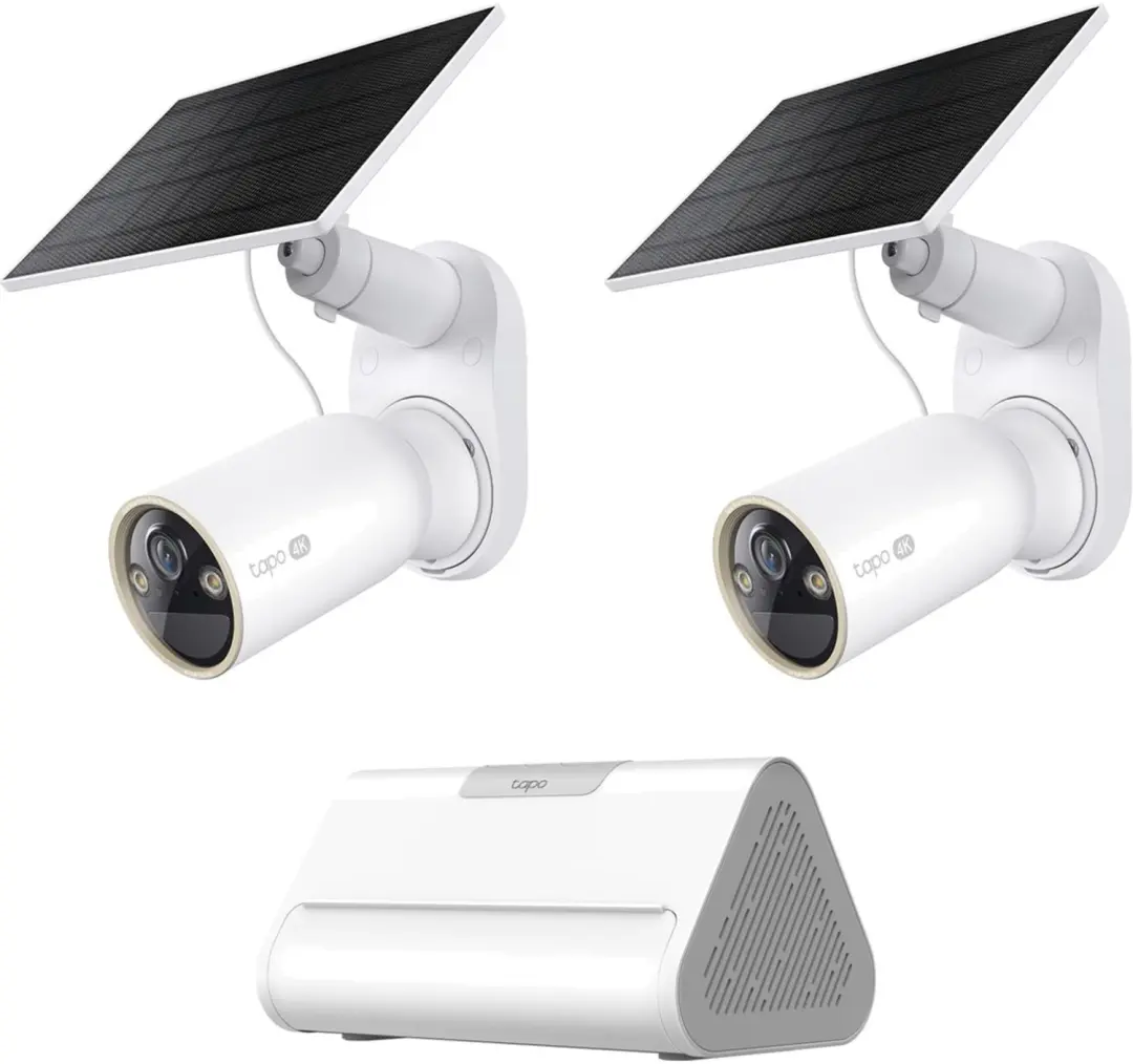 Tapo C460 Beveiligingscamera Buiten op Zonne-energie 2-pack + H500 CentralHub