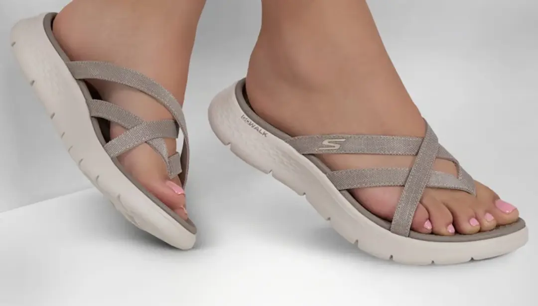 Skechers Slipper Go Walk Flex Sandal-Ssselena 141461/TPE Taupe