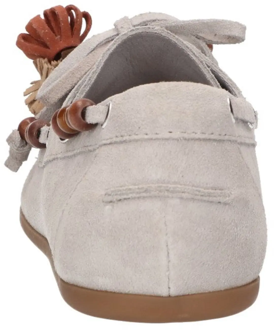 La Strada Mocassin Lichtgrijs Leer