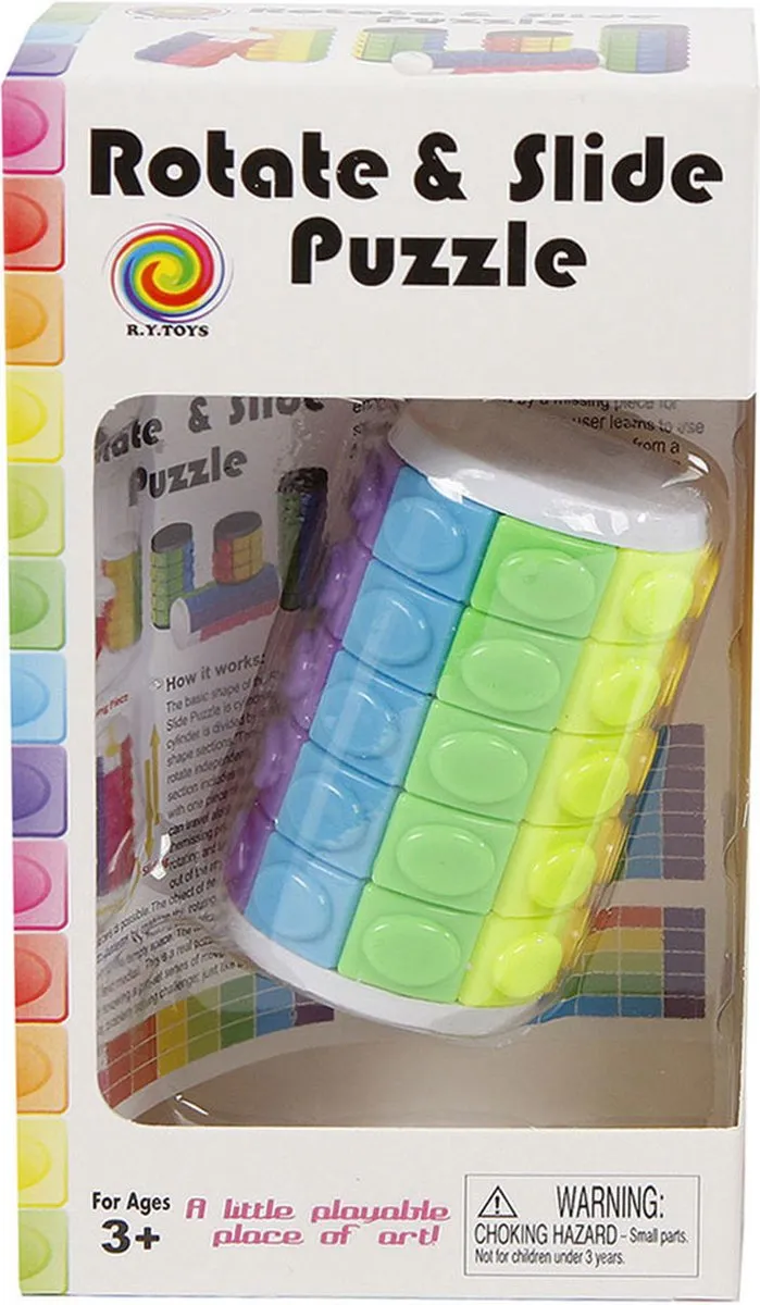 Johntoy Breinbreker Puzzel Rotate & Slide Junior 6,5x4cm - afbeelding 6 van 6