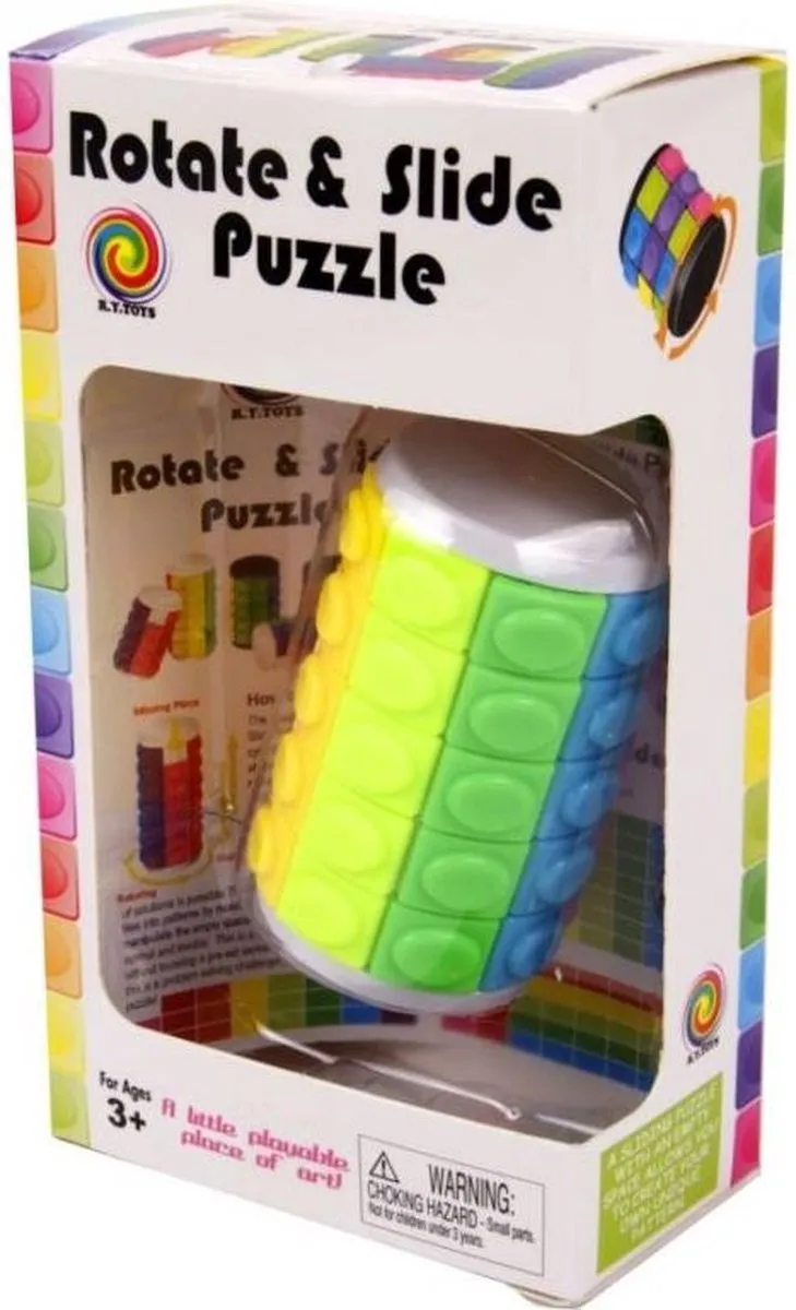 Johntoy Breinbreker Puzzel Rotate & Slide Junior 6,5x4cm