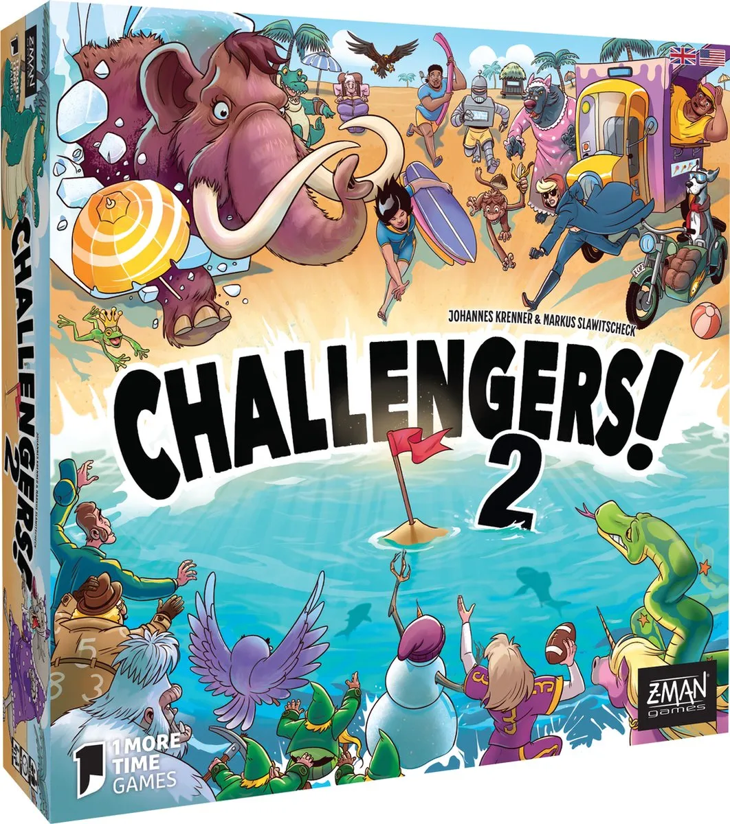 Z-Man Games Challengers! Beach Cup Kaartspel - 1-8 Spelers