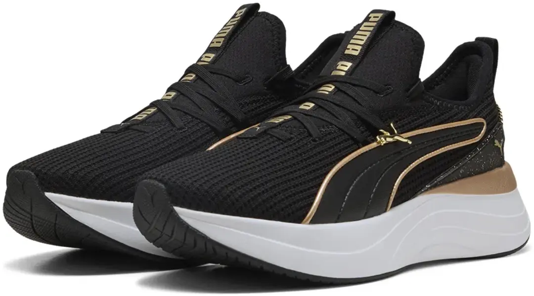 PUMA Softride Sabrina Polished Chrome Sneakers - Zwart - afbeelding 2 van 4