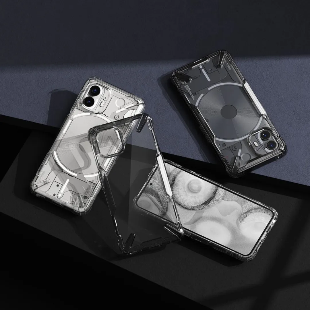 Ringke Fusion X Telefoonhoes - Universeel - 2 Stuks - Transparant - afbeelding 5 van 6