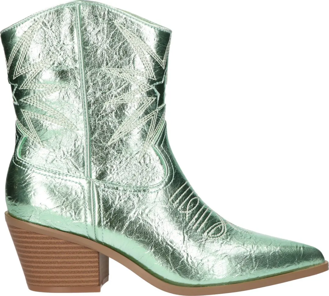 La Strada Western Bootie Lichtgroen Synthetisch