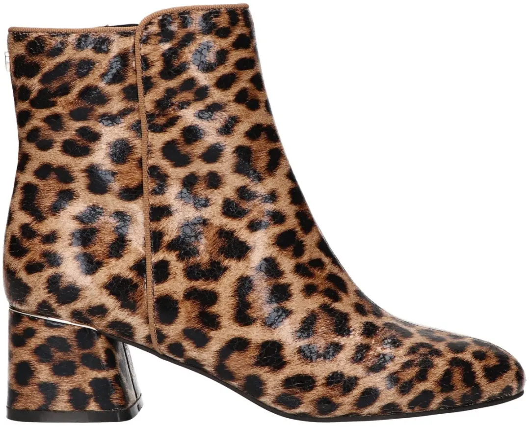 La Strada Enkellaars Leopard Textiel