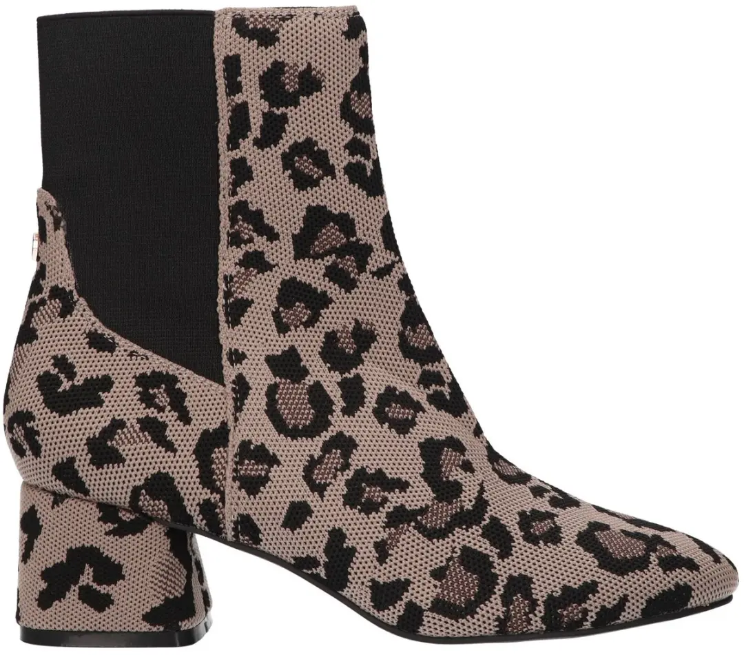 La Strada Enkellaars Leopard Knitted